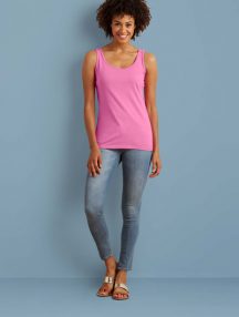 GIL64200L tanktop van een zachte katoenen stof